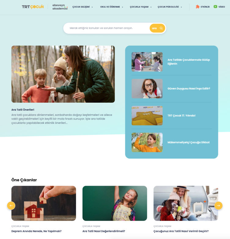 Tekerlemeler TRT Çocuk Ebeveyn Akademisi ve TRT Dinle'de çocukları bekliyor